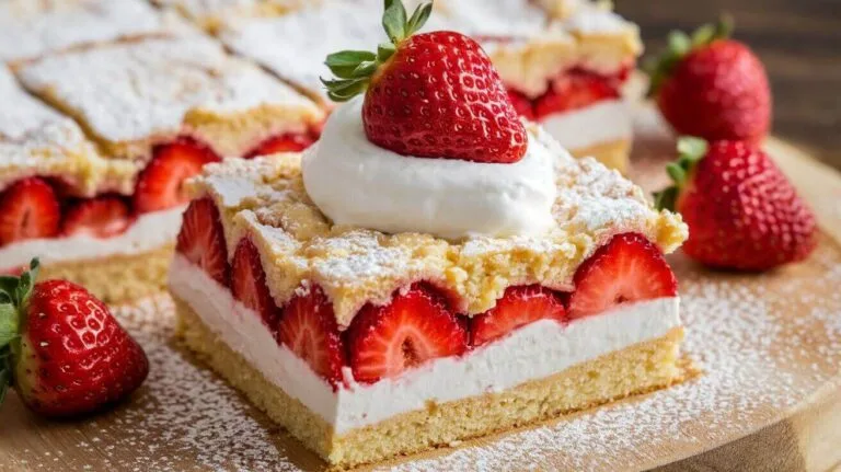 Strawberry Shortcake Bars Recipe