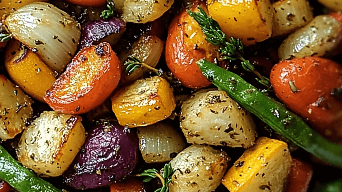 Garlic Herb Roasted Veggies