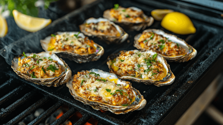 Grilled Garlic Butter Oysters