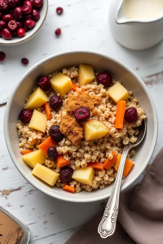 Oatmeal Apple and Carrots