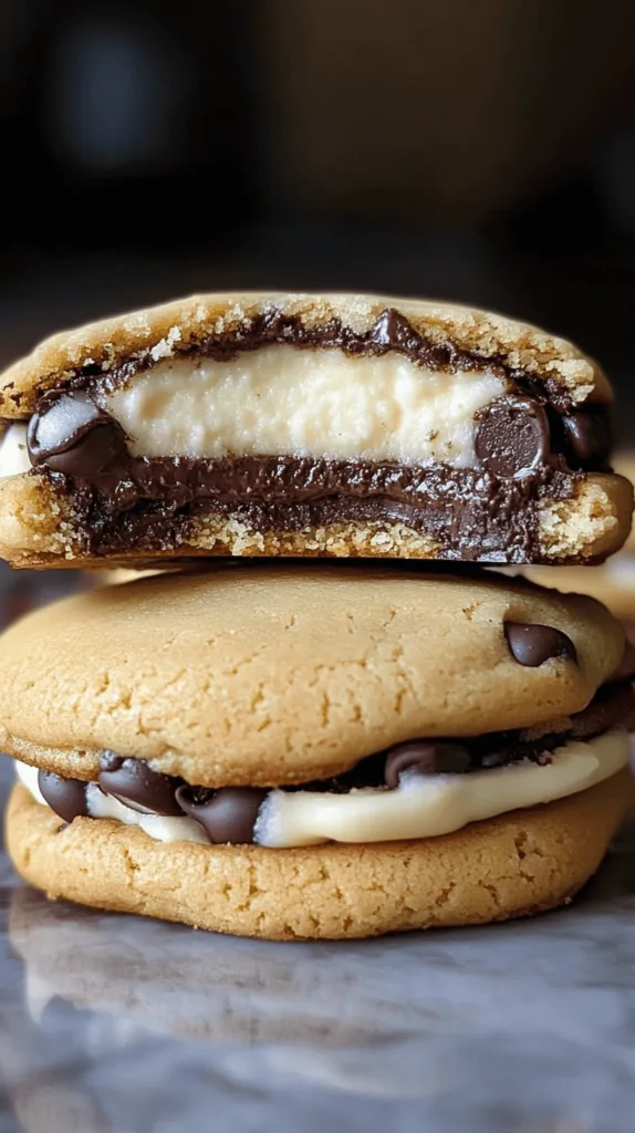 Cheesecake Stuffed Chocolate Chip Cookies