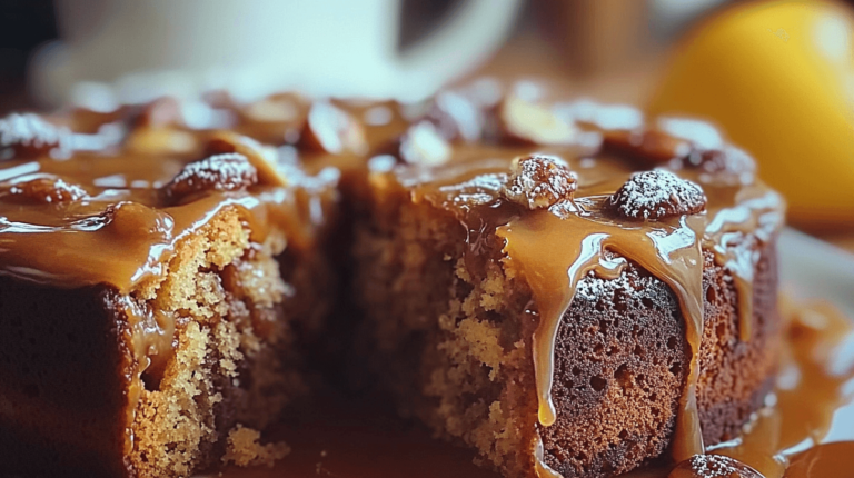 Gooey Topping Cake recipe