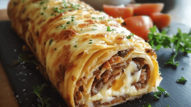 Ground Beef Cheese Rol