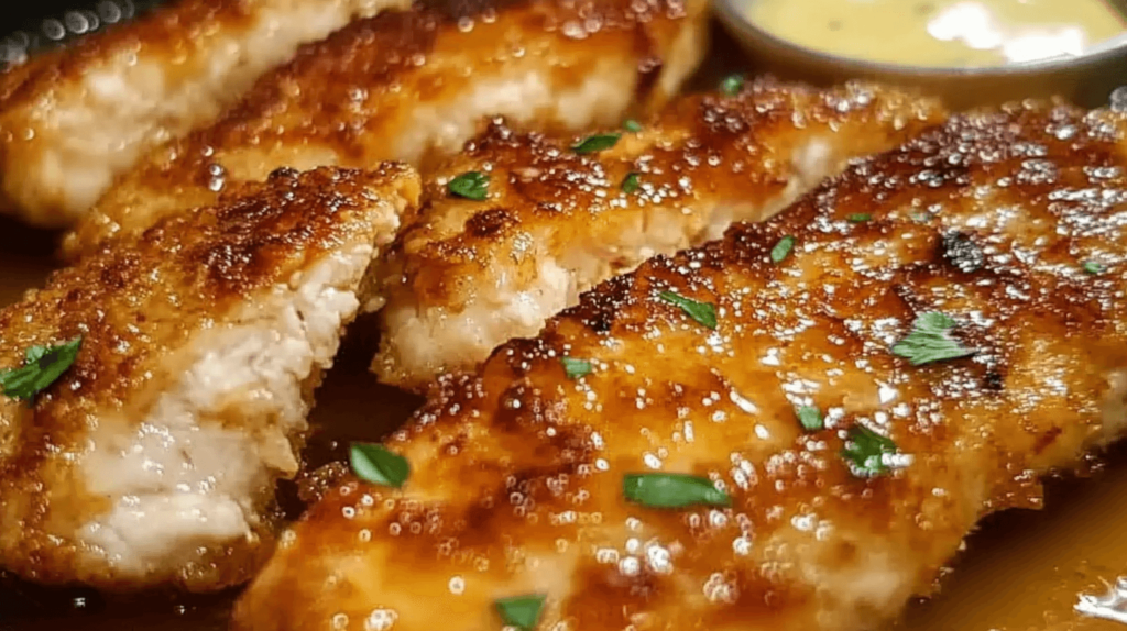 Honey Butter Garlic Chicken Tenders