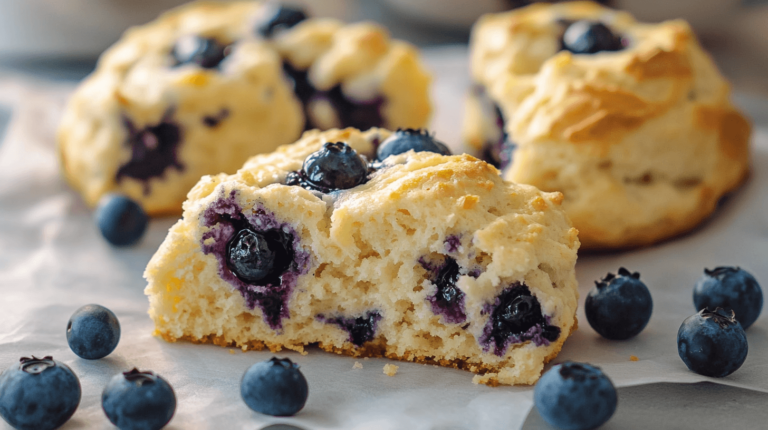 Lemon Blueberry Yogurt Scones