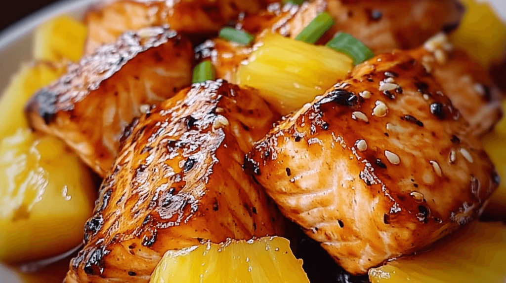 healthy Honey Pineapple Salmon