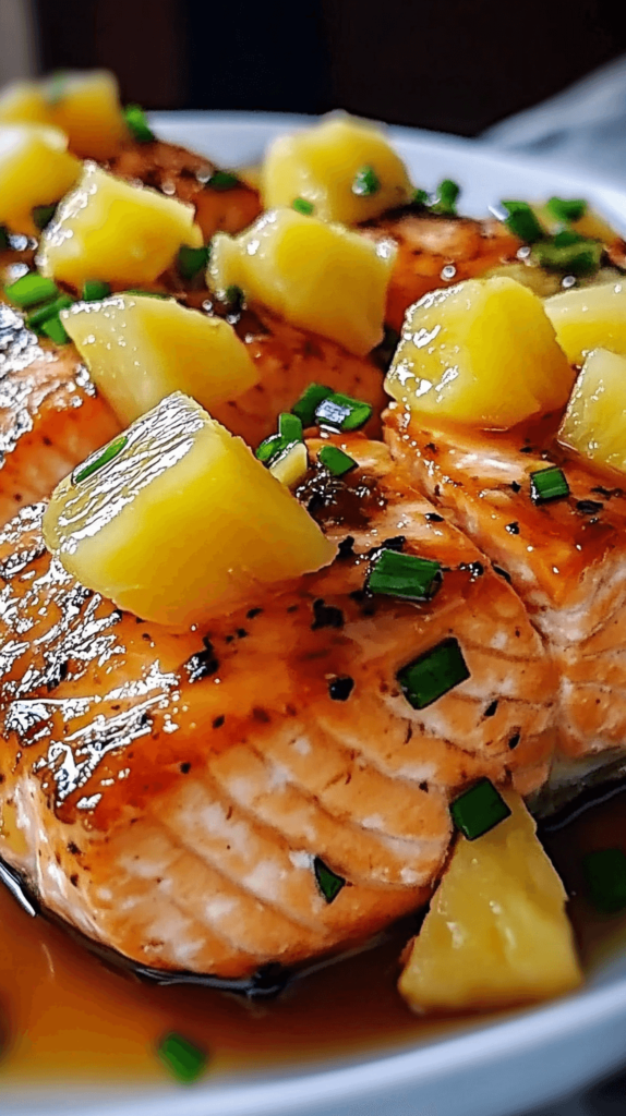 healthy Honey Pineapple Salmon ingredient