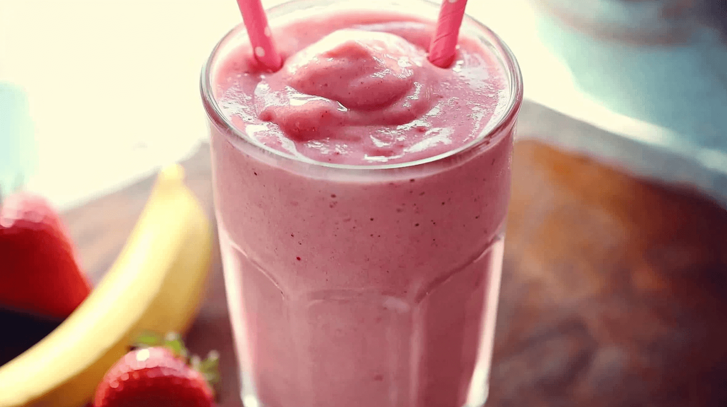 healthy Strawberry Banana Smoothie