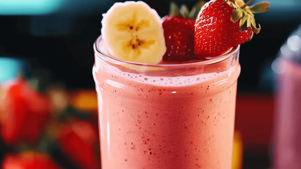 healthy Strawberry Banana Smoothie