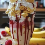 healthy Banana Split Milkshake Ingredient