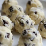 healthy Chocolate Chip Cottage Cheese Cookie Dough Bites