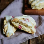 Ridiculously Easy Lemon Rhubarb Scones