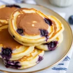 Greek Yogurt Lemon Blueberry Pancake Bites