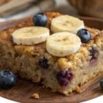 Banana Blueberry Baked Oatmeal