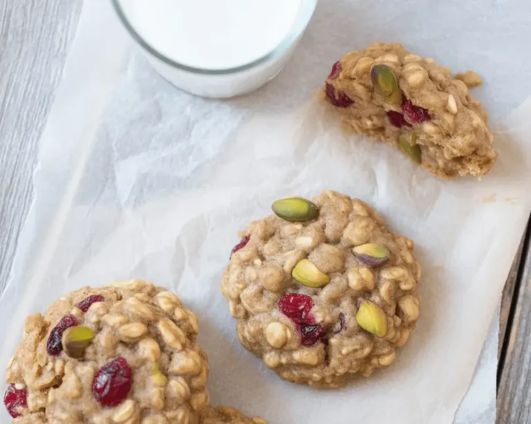 Healthy Oat Cookies With Dried Fruit Nuts