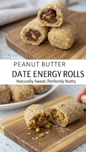 Peanut Butter Date Energy Rolls