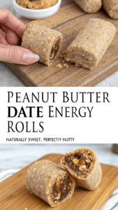 Peanut Butter Date Energy Rolls