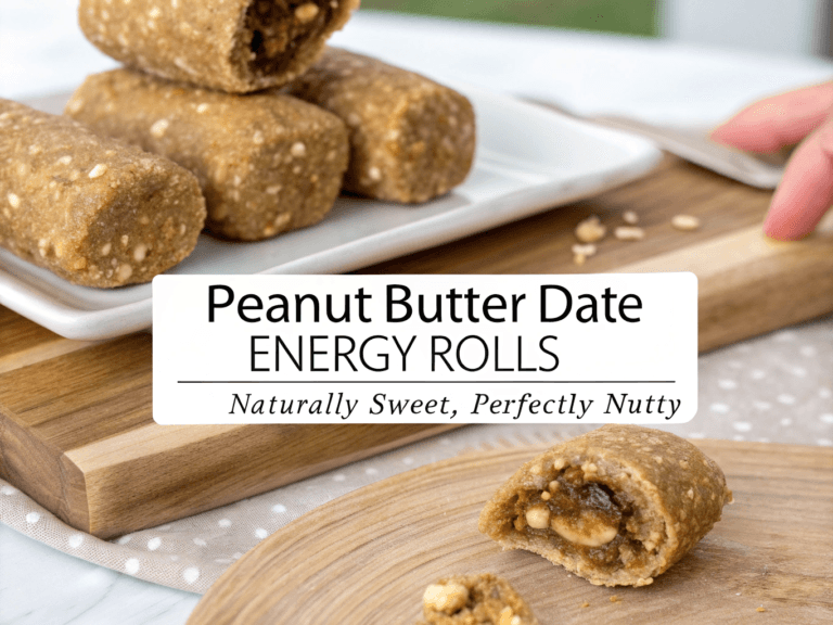 Peanut Butter Date Energy Rolls