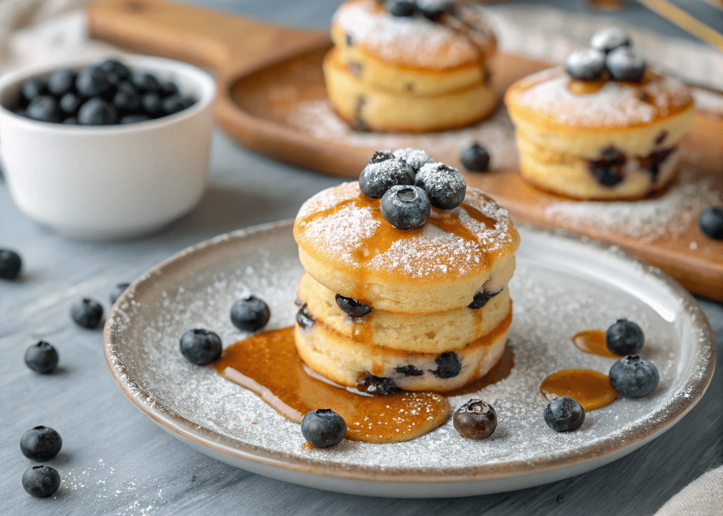Blueberry Pancake Bites