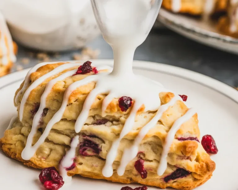 A plate of freshly baked Classic Pastry Scones, light and fluffy, perfect for tea time.