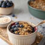 Healthy Blueberry Crisp
