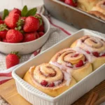 Strawberry Cheesecake Cinnabon Rolls