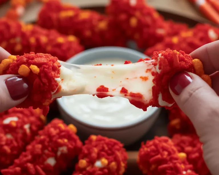 Spicy Mozzarella Sticks coated in breadcrumbs served with zesty dipping sauces