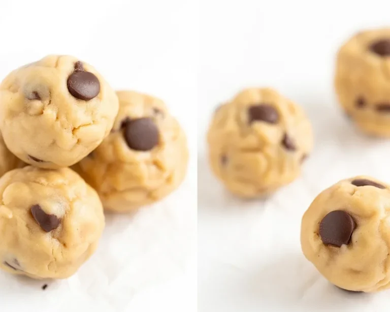 10-Minute Keto Cookie Dough with chocolate chips and low-carb ingredients