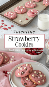 Valentine Strawberry Cookies