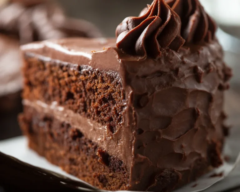 A decadent Keto Chocolate Cake made with almond flour and creamy frosting.