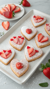 Valentine Strawberry Cookies