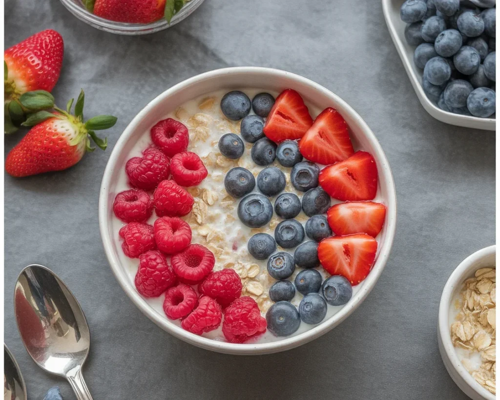 Delicious Vegan Coconut Yogurt Bowl topped with fresh fruits and granola
