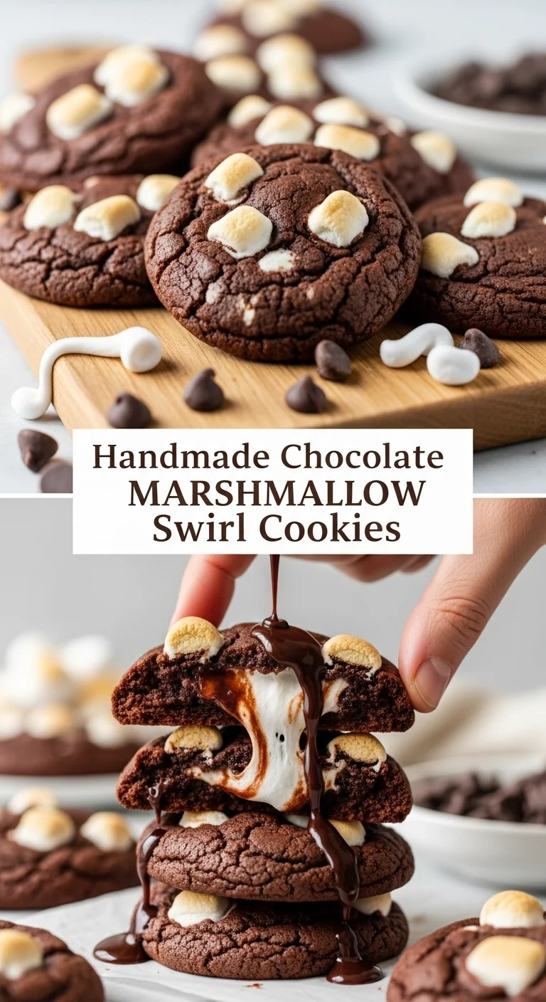 Handmade Chocolate Marshmallow Swirl Cookies: 7 Delicious Secrets to Master the Ultimate Treat - Pinterest Image