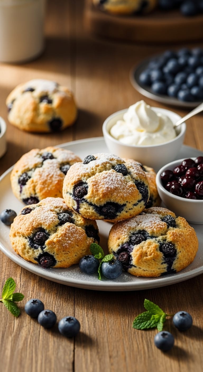 Low Sugar Blueberry Scones: 5 Delicious Recipes for a Guilt-Free Treat - Image 1