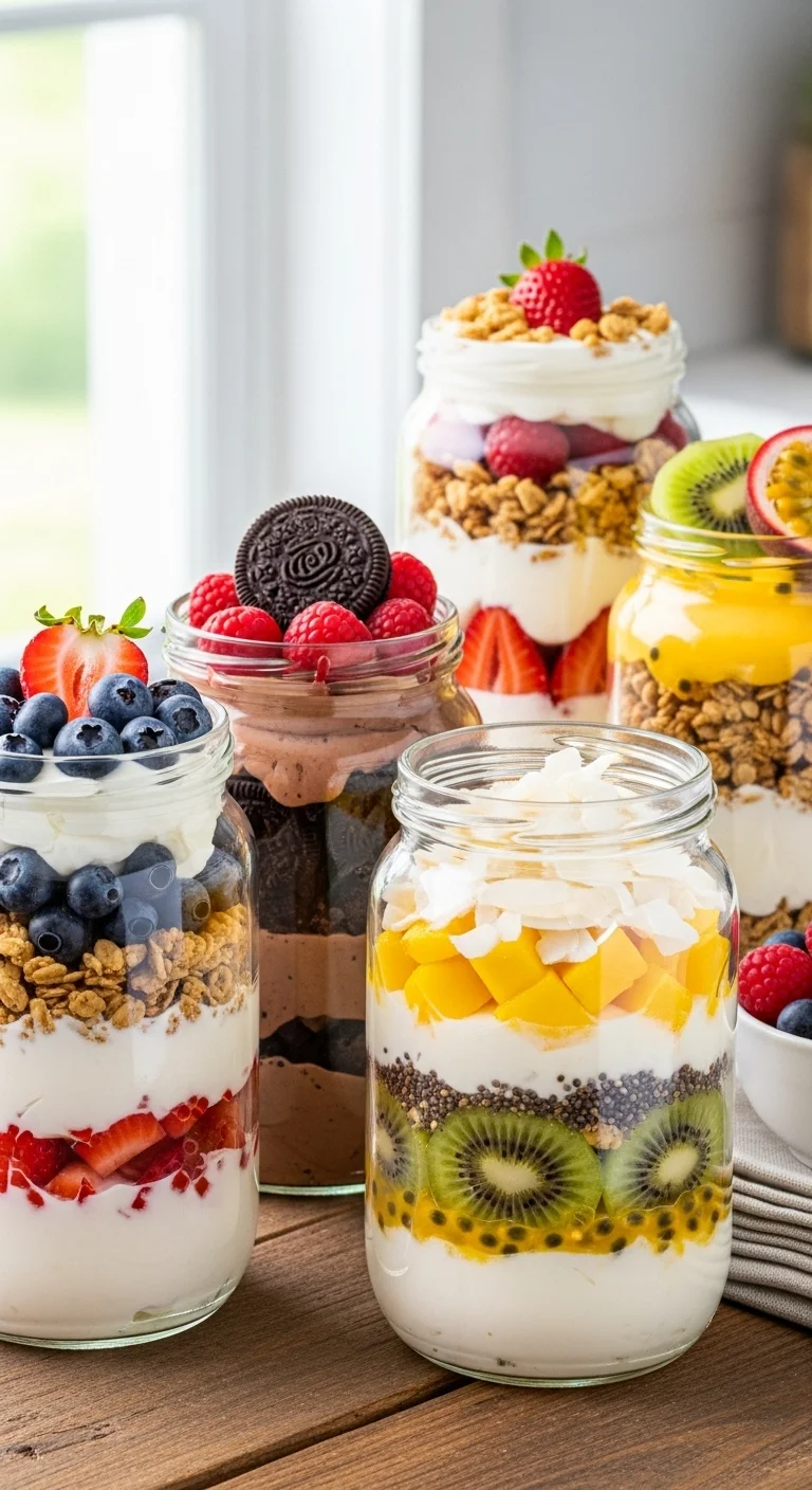 Make-Ahead Parfait Jars for Busy Mornings: 7 Delicious & Essential Recipes for a Quick Start - Image 1