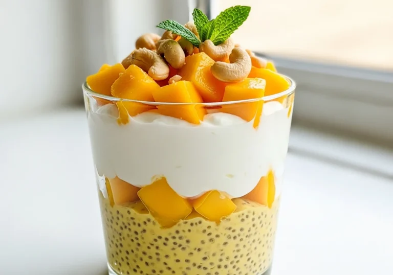 mango chia pudding greek yogurt