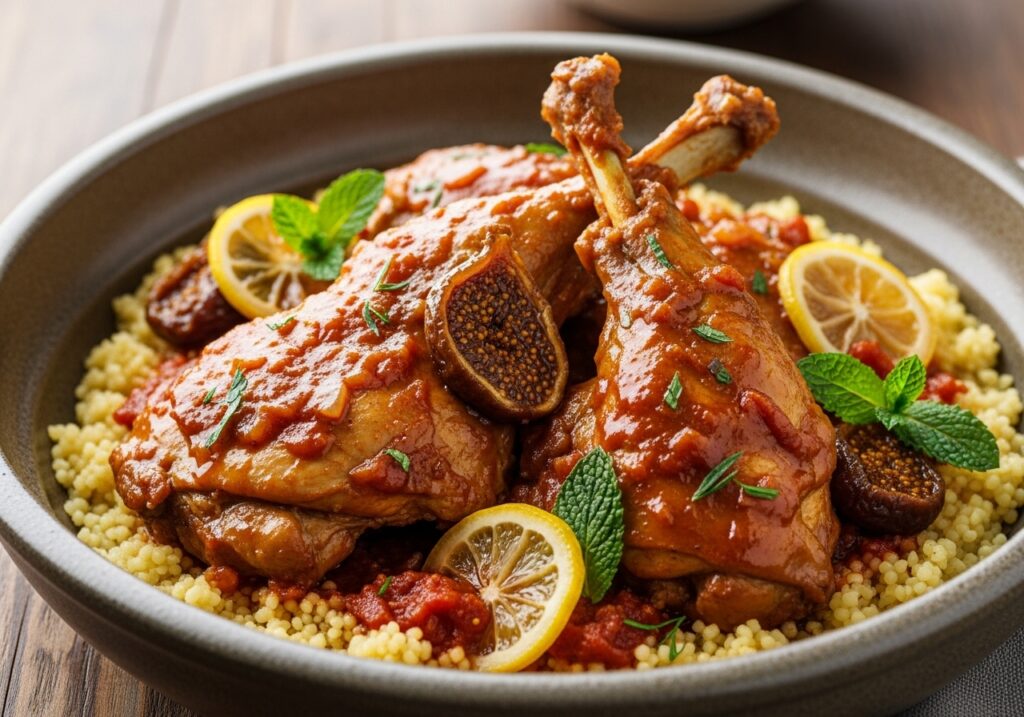 Moroccan Braised Rabbit