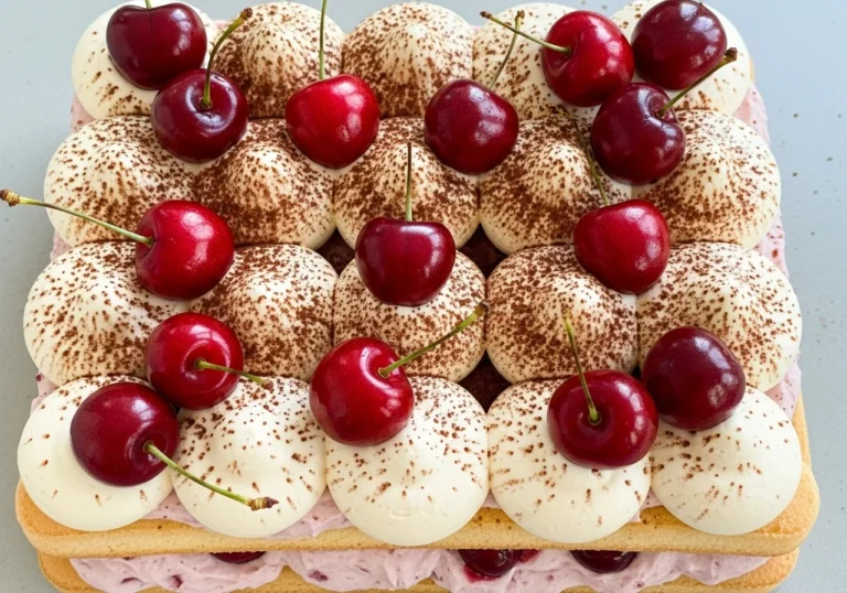 Cherry Amaretto Tiramisu