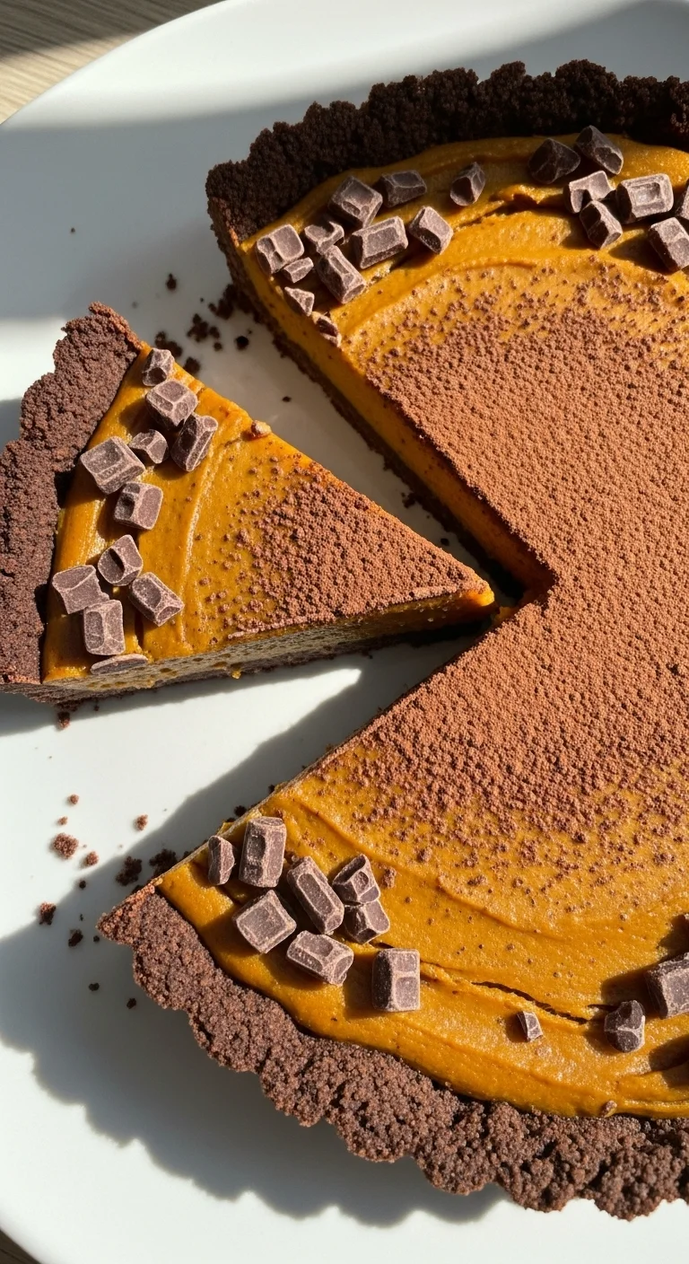 Dark Chocolate Pumpkin Tart Recipe: 5 Delicious Steps to the Ultimate Fall Dessert - Image 1