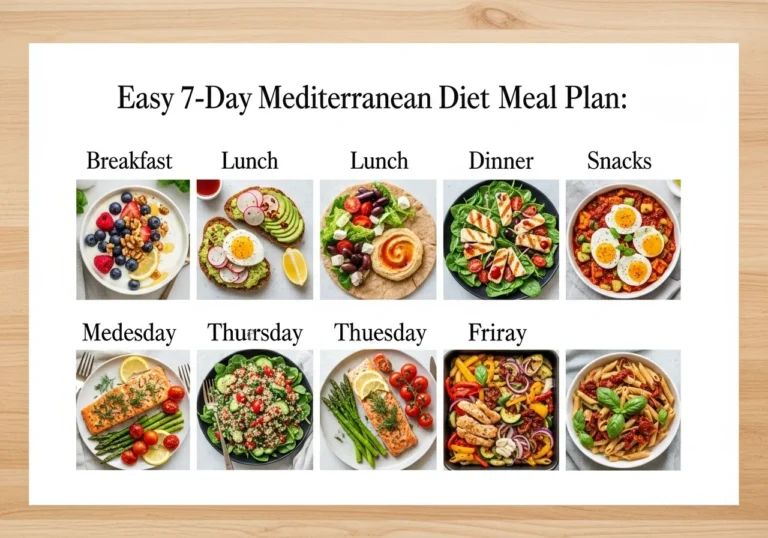 easy Mediterranean diet meal plan 7 days