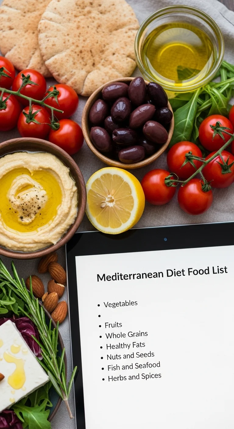 Mediterranean diet food list pdf: Your 7 Amazing Steps to Master Healthy Eating - Image 1