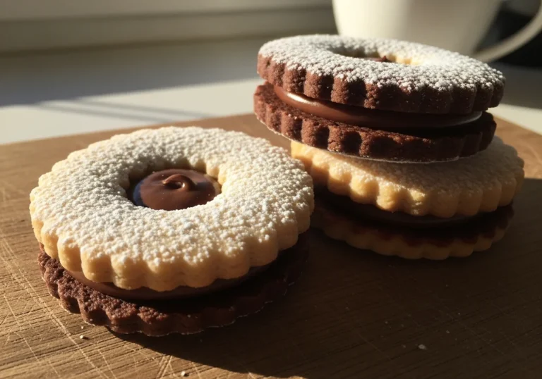 Nutella Linzer Cookies