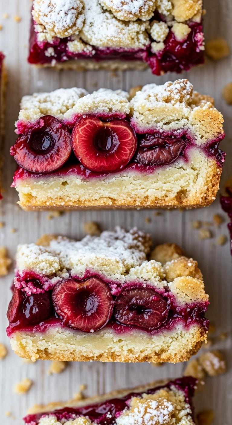 Sweet Cherry Crumble Bars: 7 Delicious & Irresistible Recipes to Bake Now! - Image 1