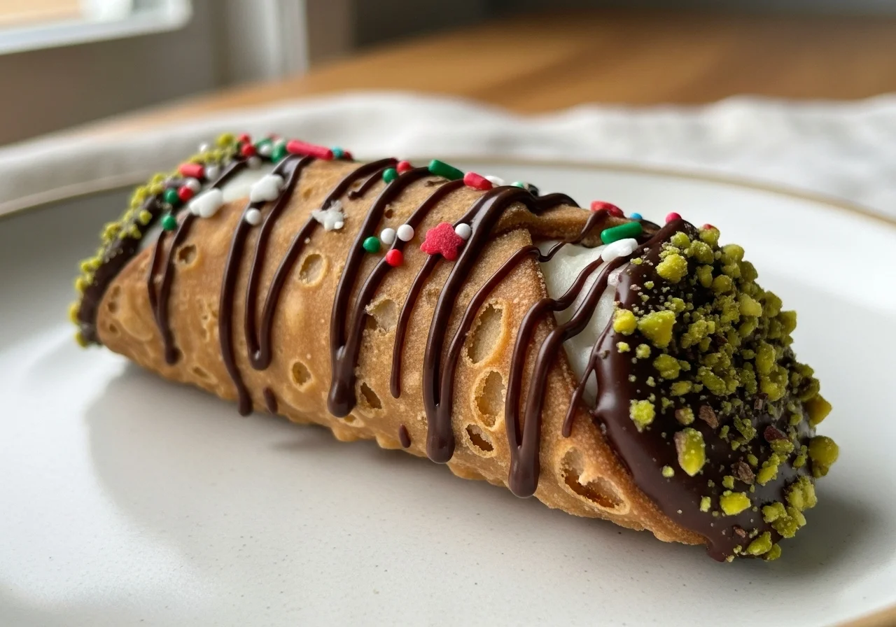 italian canolli cookies