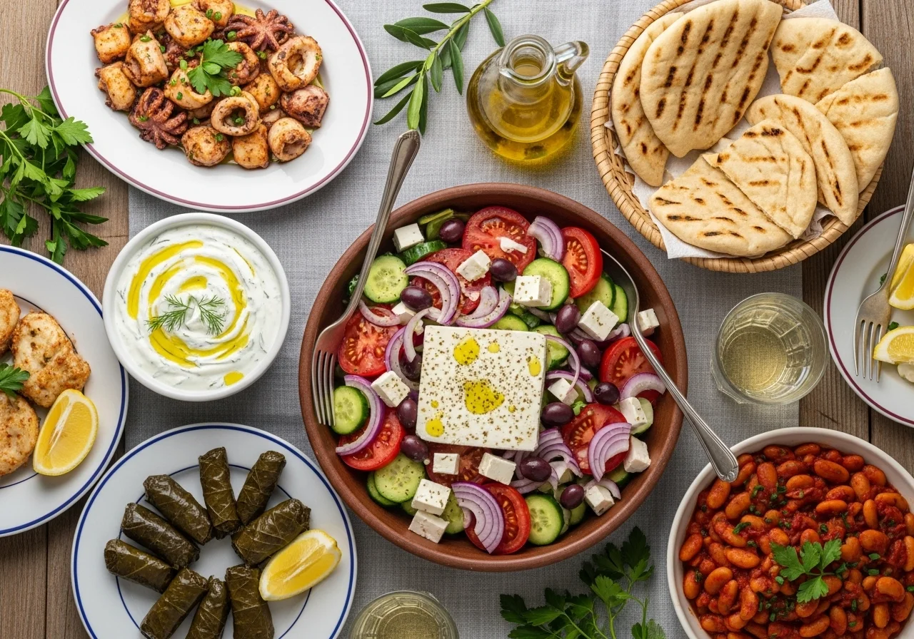 traditional Greek Mediterranean diet recipes