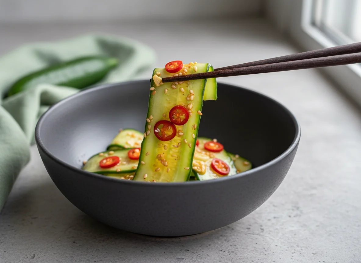 Asian Cucumber Salad TikTok Recipe
