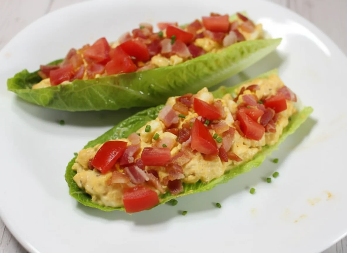 Beef Egg Salad Lettuce Wraps