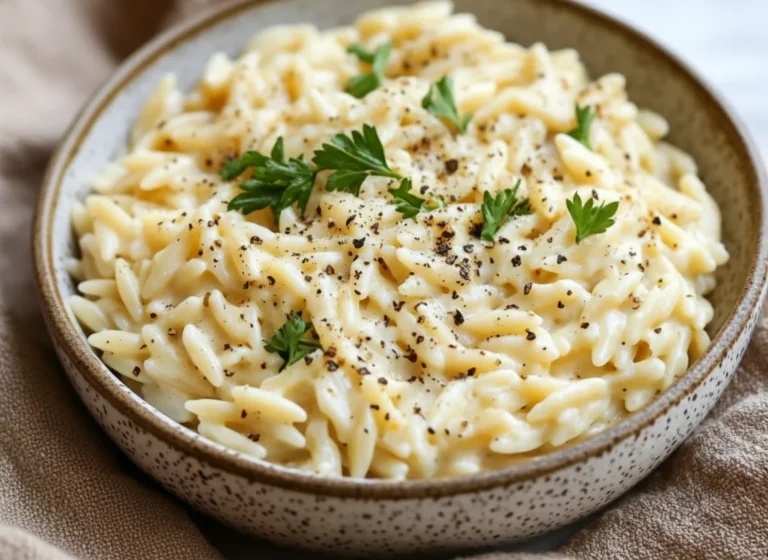Cheesy One-Pot Orzo