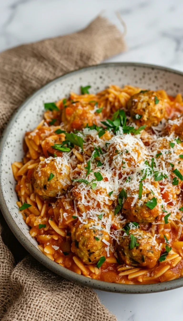 Chicken Meatballs with Orzo: 7 Delicious Secrets for an Unforgettable Meal - Image 1