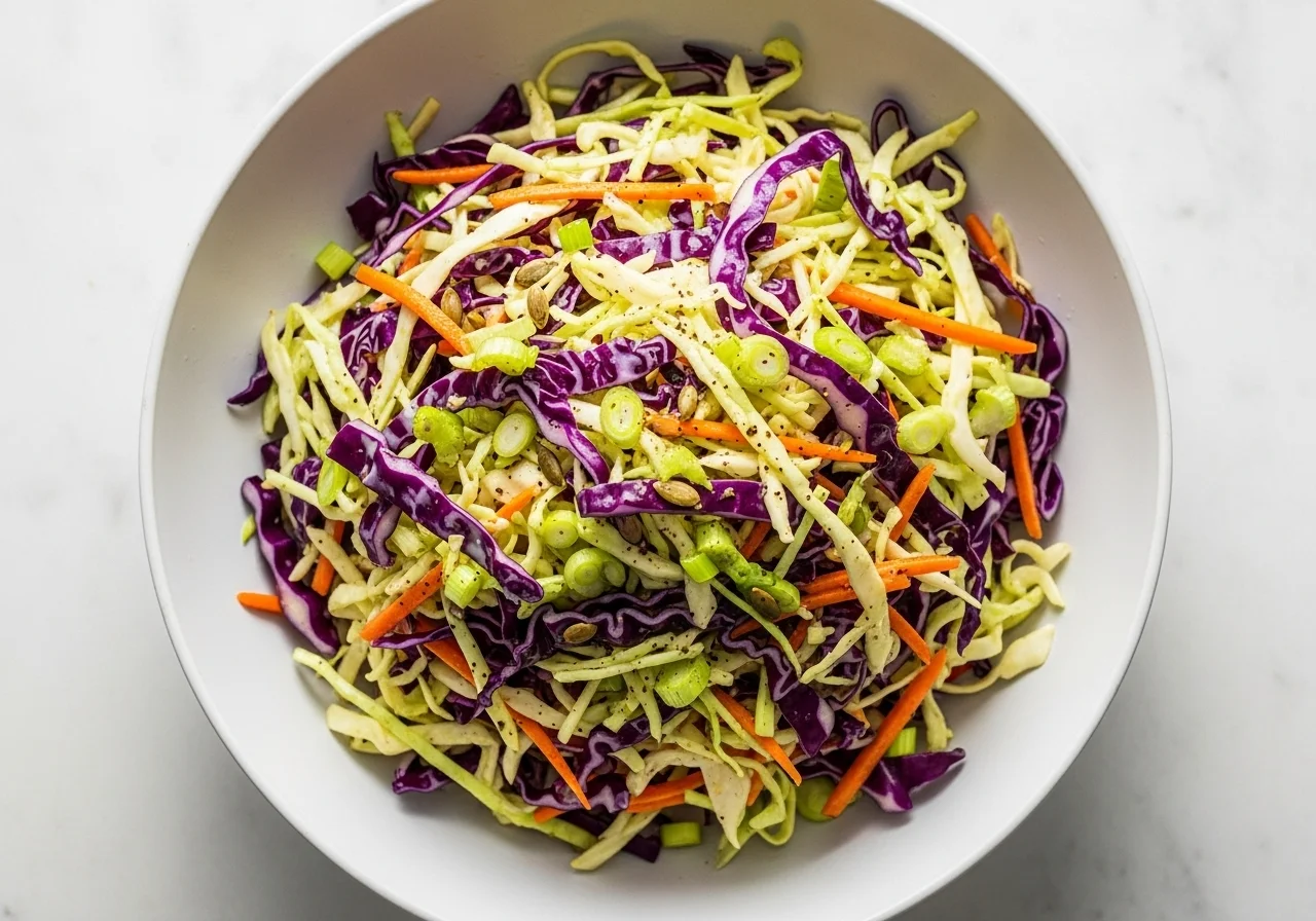 coleslaw with vinegar dressing